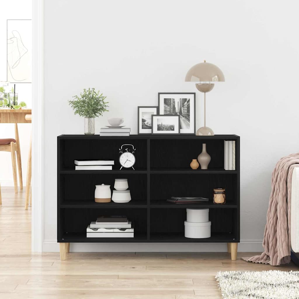 Sideboard Sort eg 103,5 x 35 x 70 cm Konstrueret træ