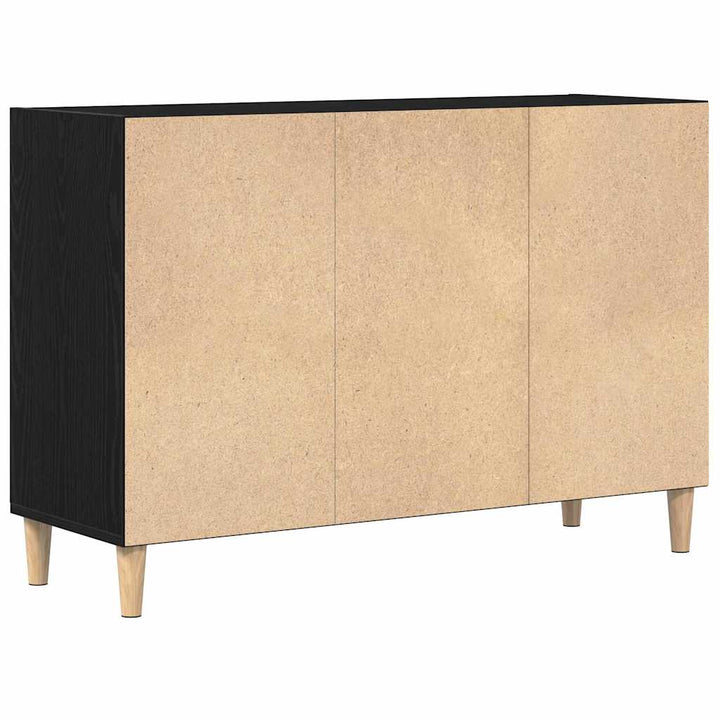 Sideboard Sort eg 103,5 x 35 x 70 cm Konstrueret træ
