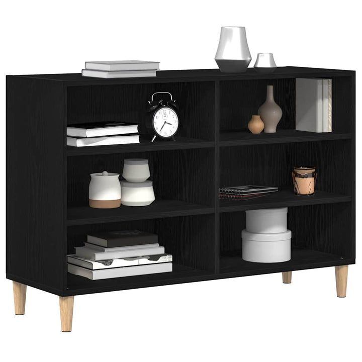 Sideboard Sort eg 103,5 x 35 x 70 cm Konstrueret træ
