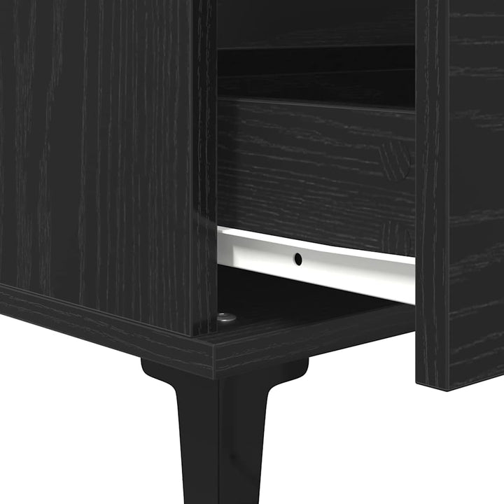 Sideboard Sort eg 60 x 35 x 70 cm Konstrueret træ