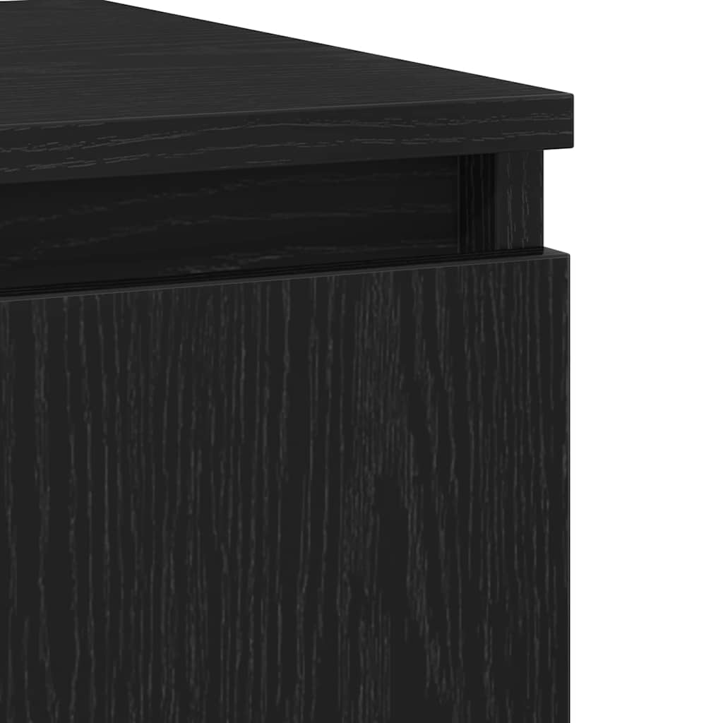 Sideboard Sort eg 104 x 35 x 70 cm Konstrueret træ