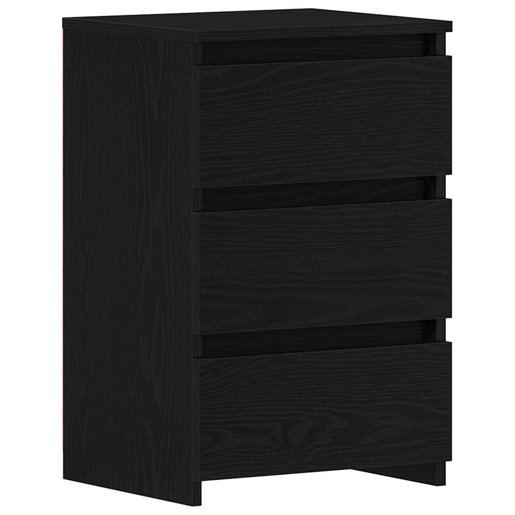 Natskab Sort eg 40 x 35 x 62,5 cm Konstrueret træ