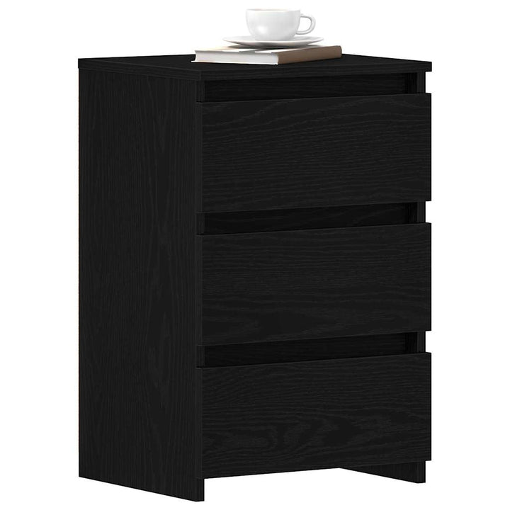 Natskab Sort eg 40 x 35 x 62,5 cm Konstrueret træ