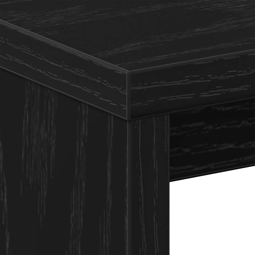 Natskab 2 stk. Sort eg 40 x 30 x 40 cm Konstrueret træ