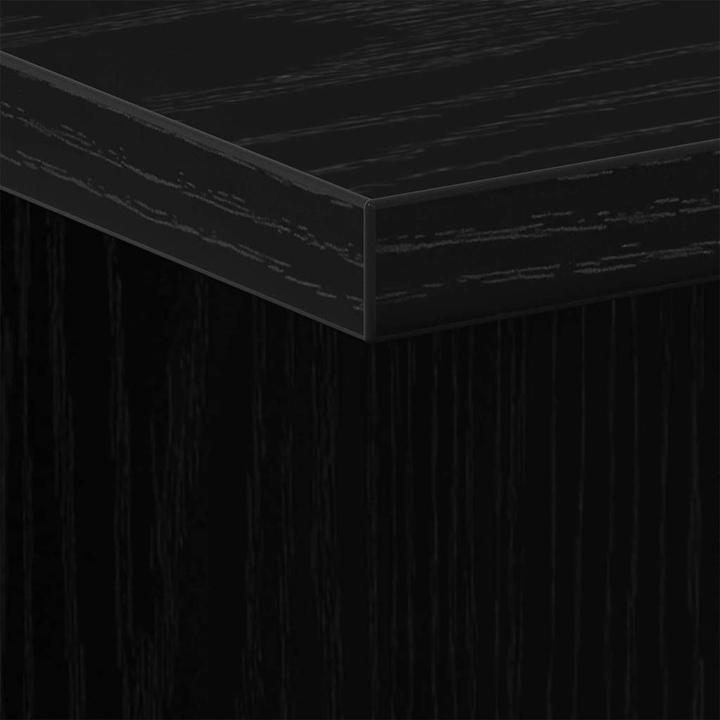 Natskab 2 stk. Sort eg 35 x 35 x 55 cm Konstrueret træ