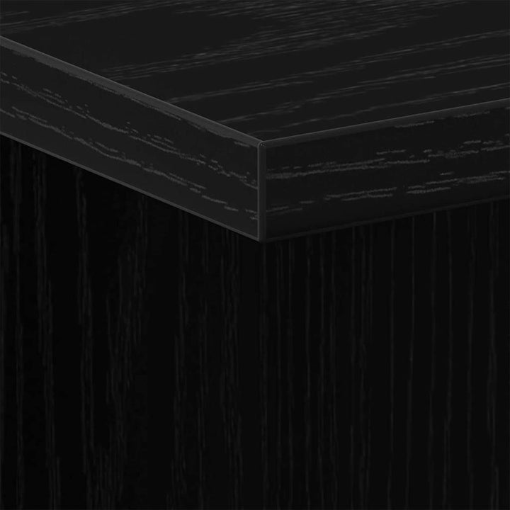 Natskab 2 stk. Sort eg 35 x 35 x 55 cm Konstrueret træ