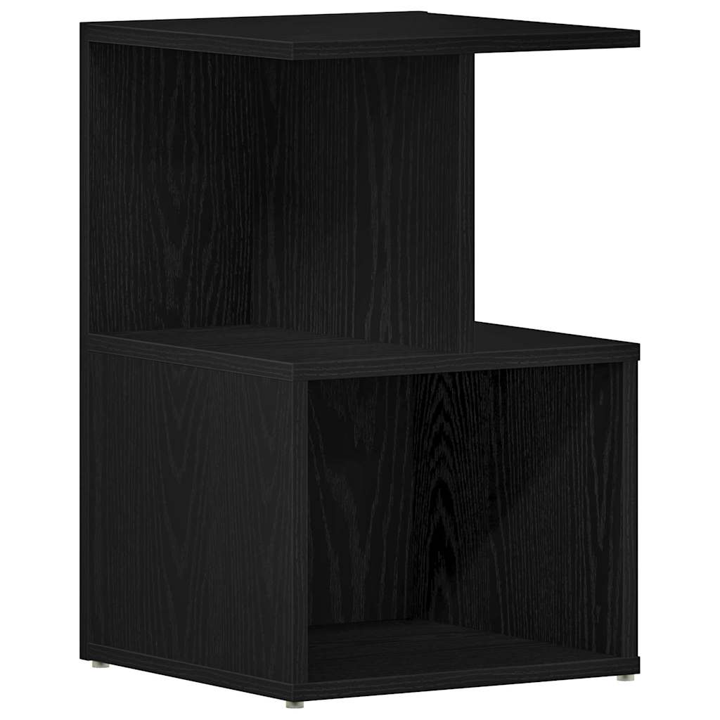 Natskab 2 stk. Sort eg 35 x 35 x 55 cm Konstrueret træ