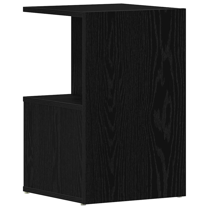 Natskab 2 stk. Sort eg 35 x 35 x 55 cm Konstrueret træ
