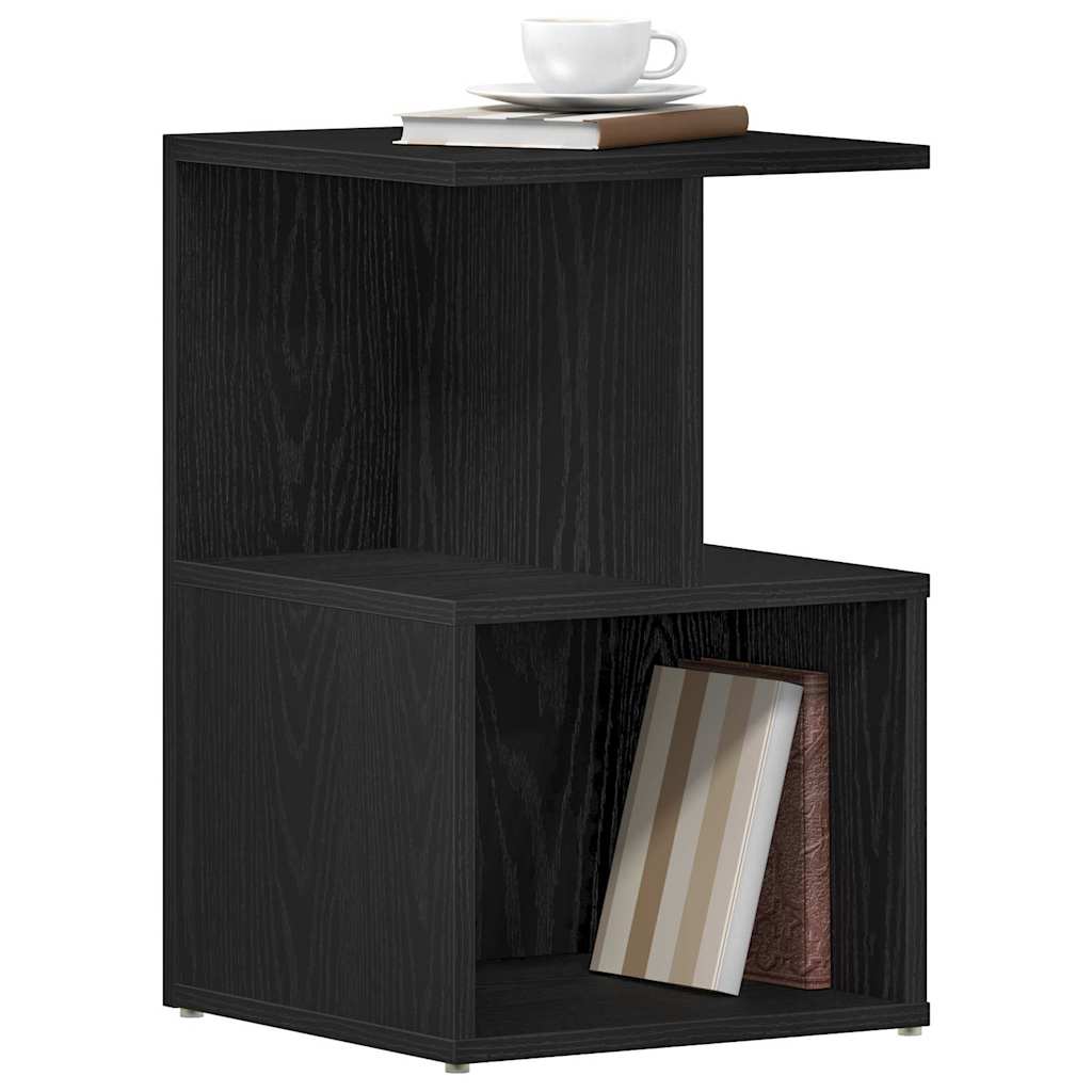 Natskab 2 stk. Sort eg 35 x 35 x 55 cm Konstrueret træ