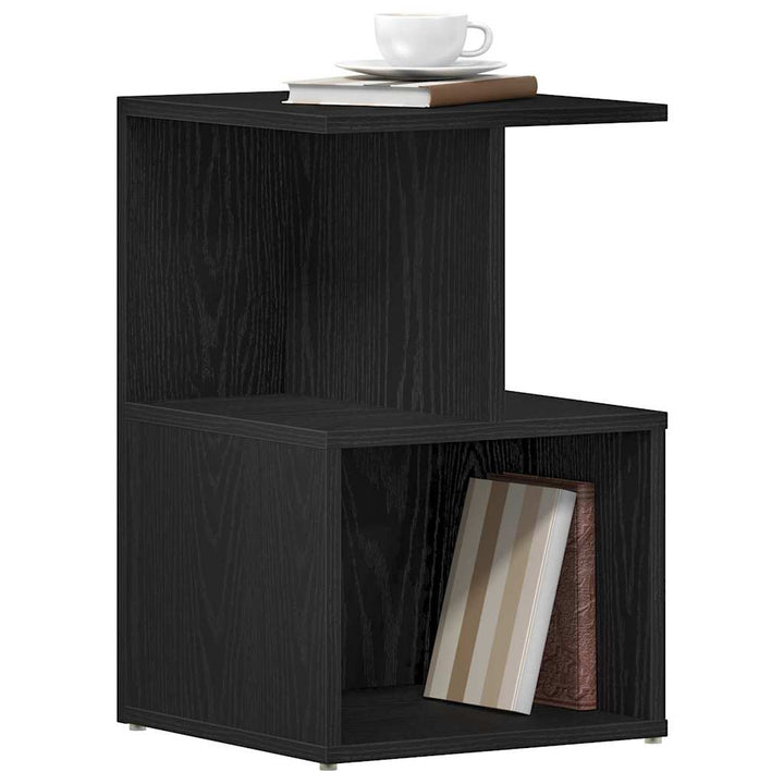 Natskab 2 stk. Sort eg 35 x 35 x 55 cm Konstrueret træ
