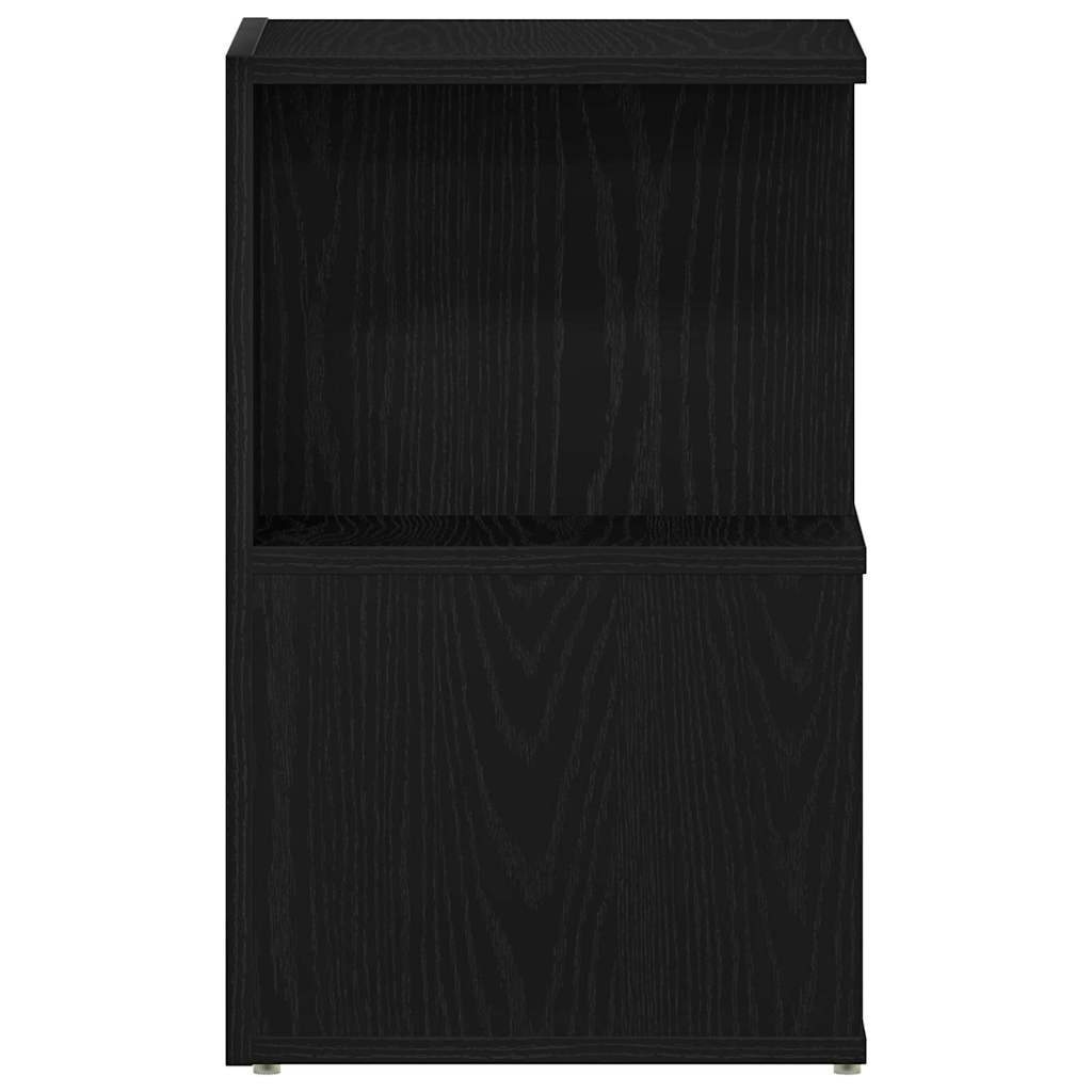 Natskab 2 pcs Sort eg 35 x 35 x 55 cm Konstrueret træ