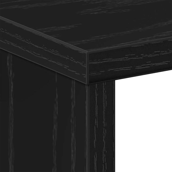 Natskab 2 pcs Sort eg 50 x 30 x 51,5 cm Konstrueret træ