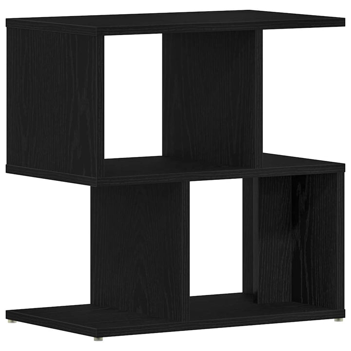 Natskab 2 pcs Sort eg 50 x 30 x 51,5 cm Konstrueret træ