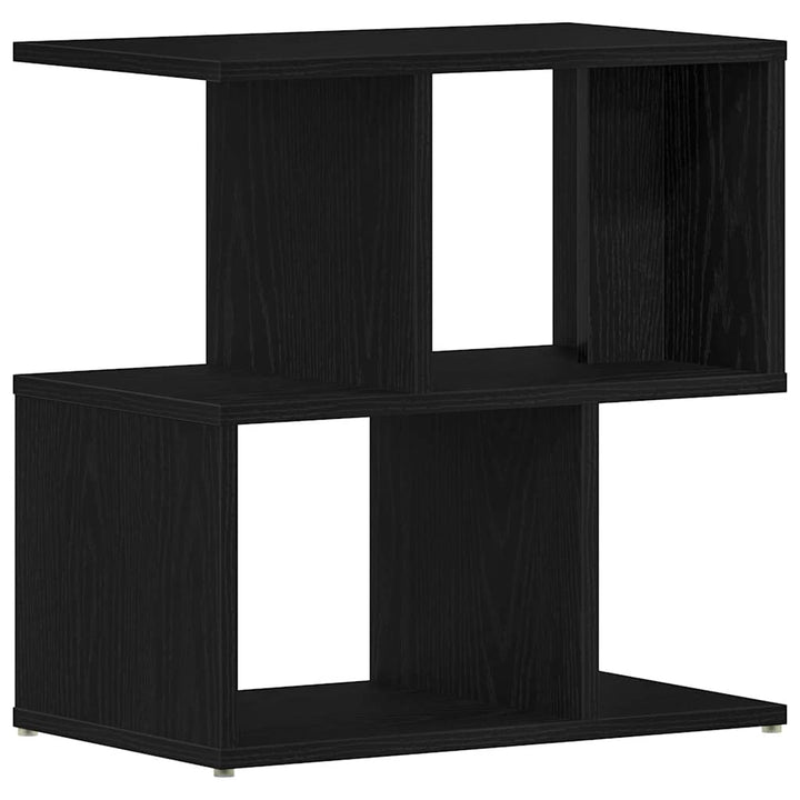 Natskab 2 pcs Sort eg 50 x 30 x 51,5 cm Konstrueret træ