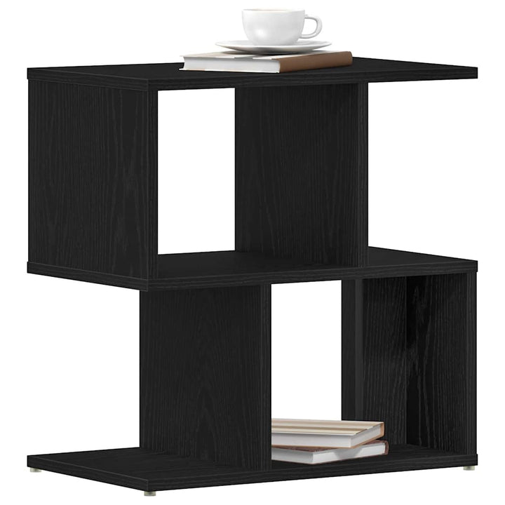 Natskab 2 pcs Sort eg 50 x 30 x 51,5 cm Konstrueret træ