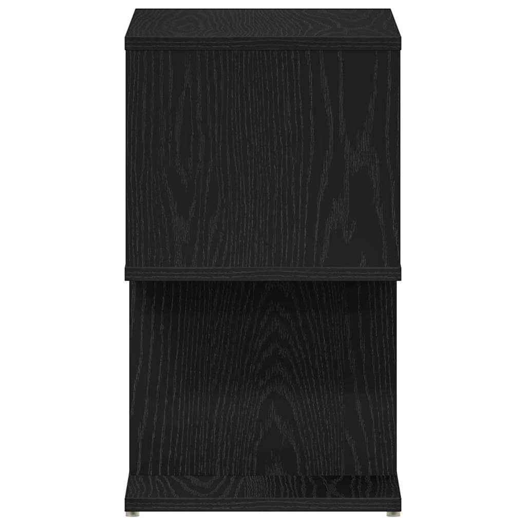 Natskab 2 pcs Sort eg 50 x 30 x 51,5 cm Konstrueret træ