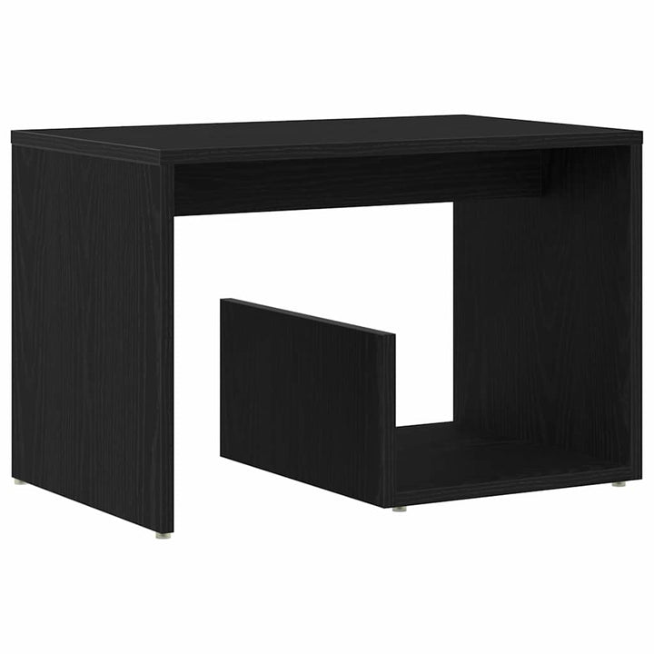 Sidebord Sort eg 59 x 36 x 38 cm Konstrueret træ