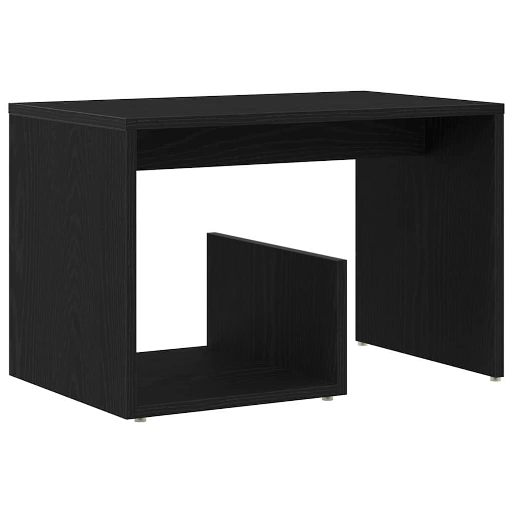 Sidebord Sort eg 59 x 36 x 38 cm Konstrueret træ