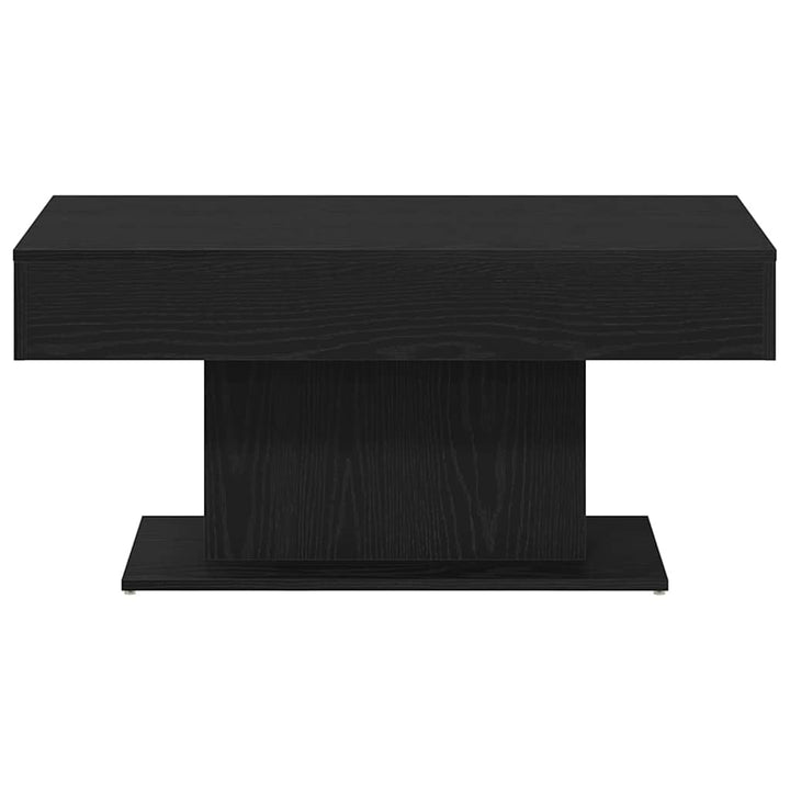 Sofabord Sort eg 96 x 50 x 45 cm Konstrueret træ