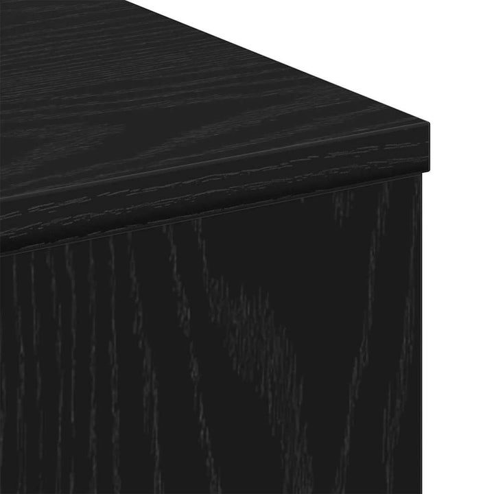 Sofabord Sort eg 90 x 67 x 33 cm Konstrueret træ