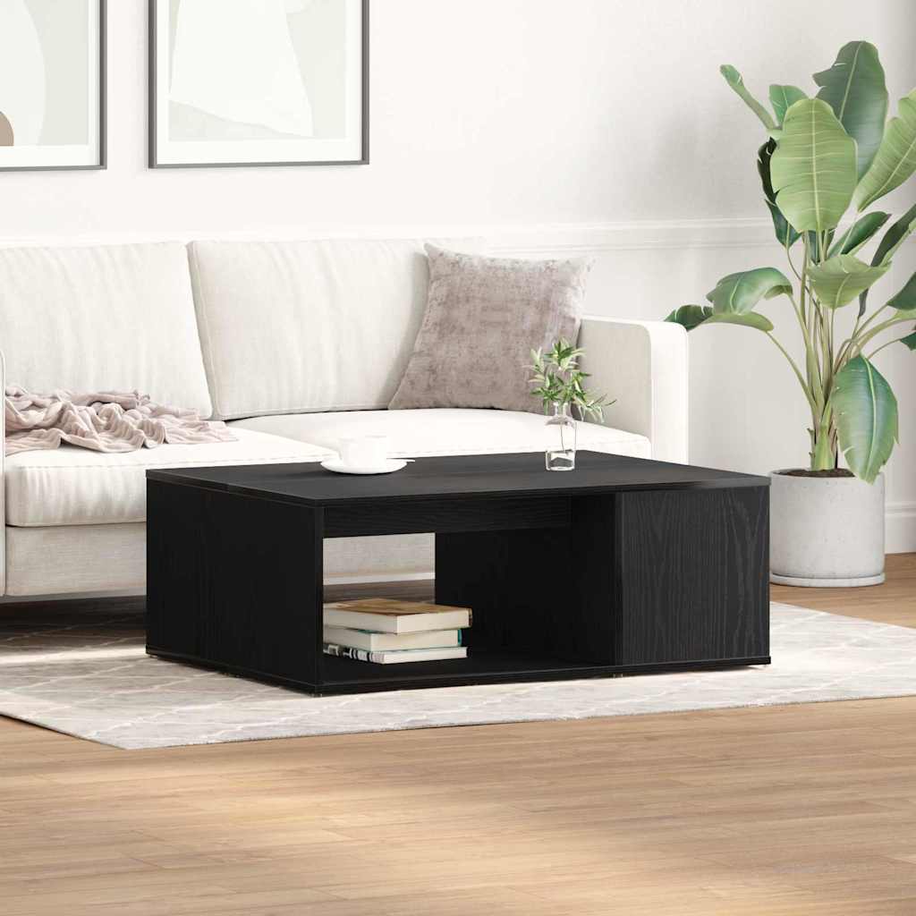 Sofabord Sort eg 90 x 67 x 33 cm Konstrueret træ