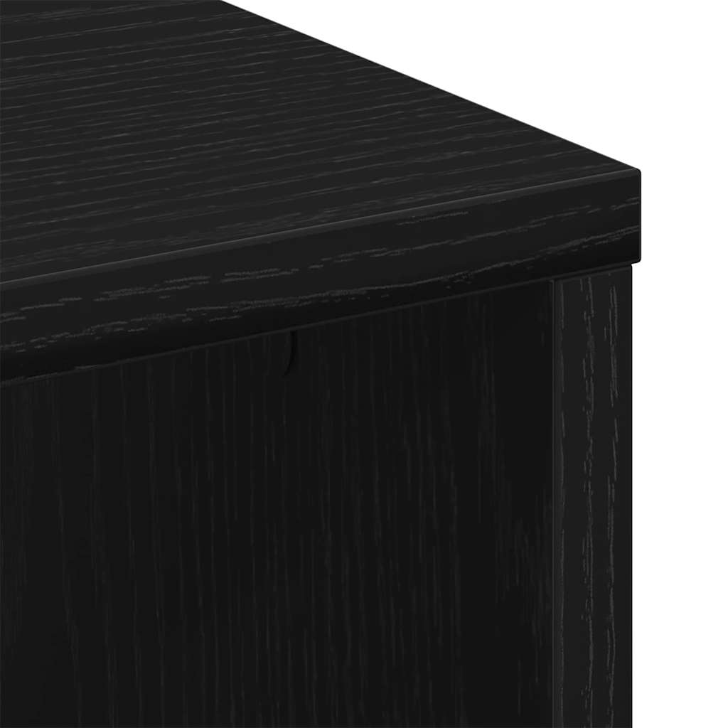 Sofabord Sort eg 100 x 50 x 40 cm Konstrueret træ