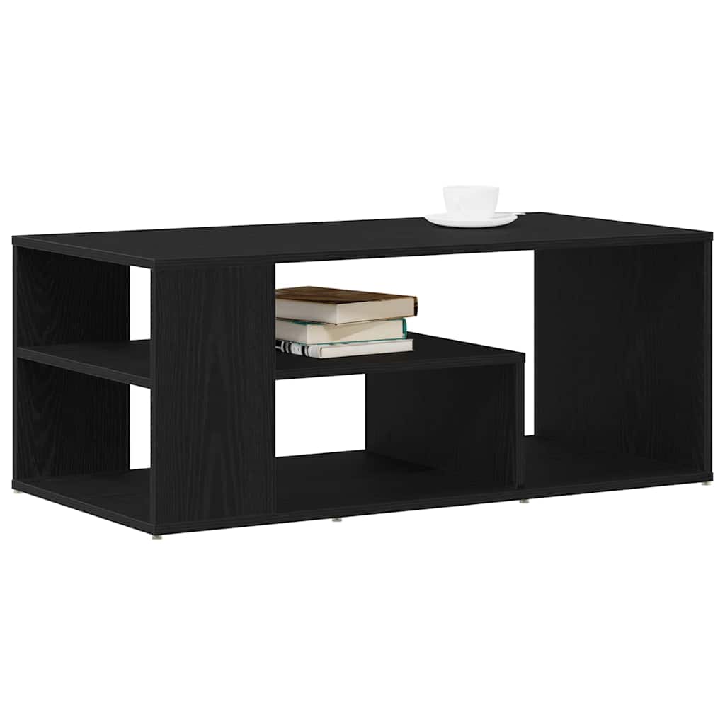 Sofabord Sort eg 100 x 50 x 40 cm Konstrueret træ