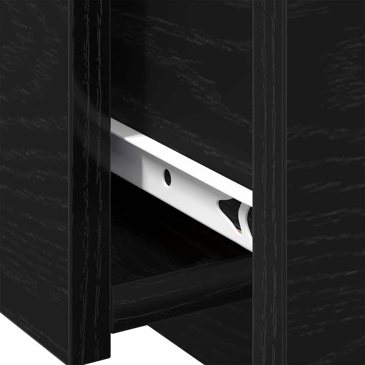 Sofabord Sort eg 90 x 60 x 31 cm Konstrueret træ