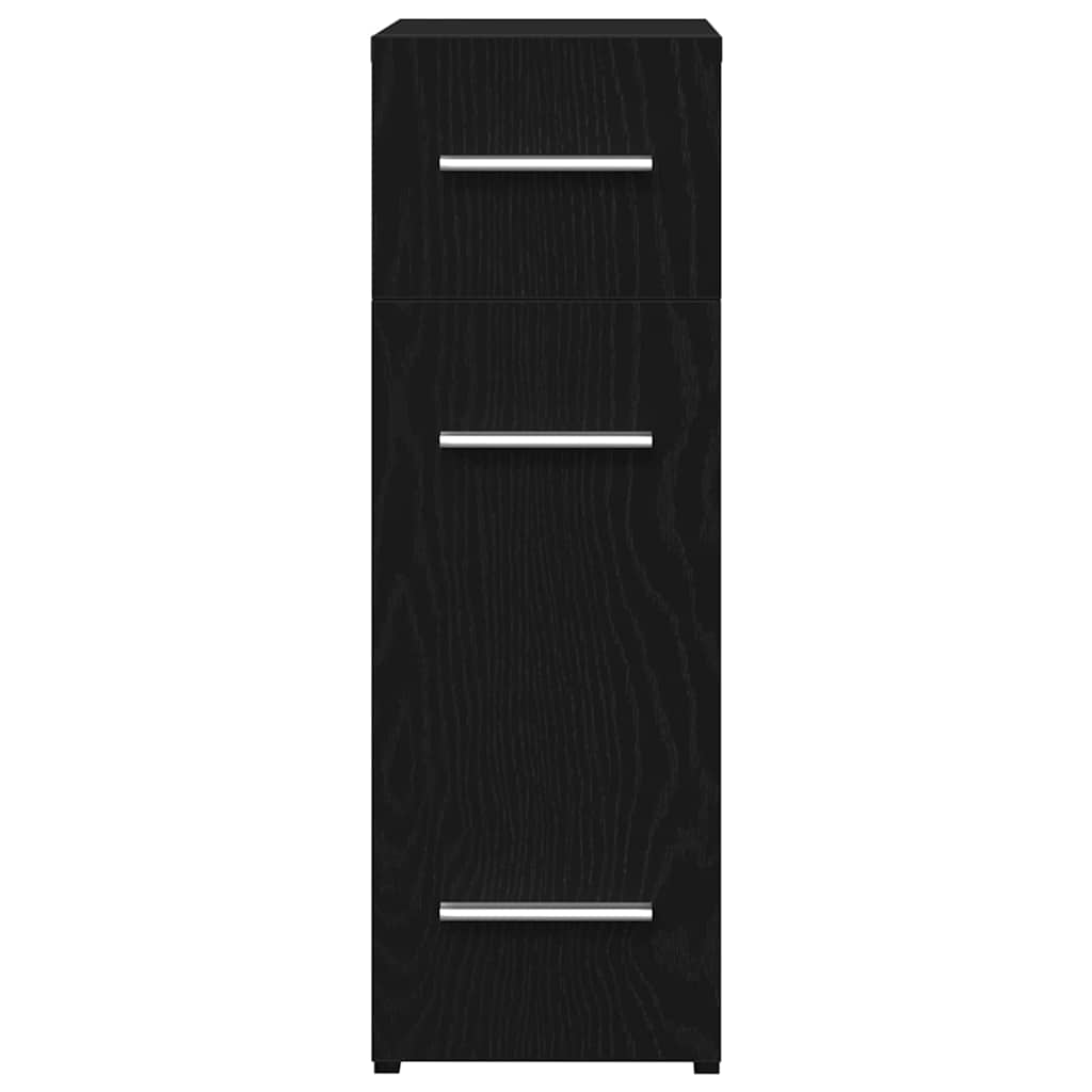 Apoteker Skab Sort eg 20 x 45,5 x 60 cm Konstrueret træ