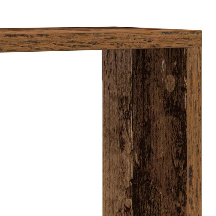 Væghylder 4 stk. Gammelt træ 80 x 15 x 26 cm Konstrueret træ