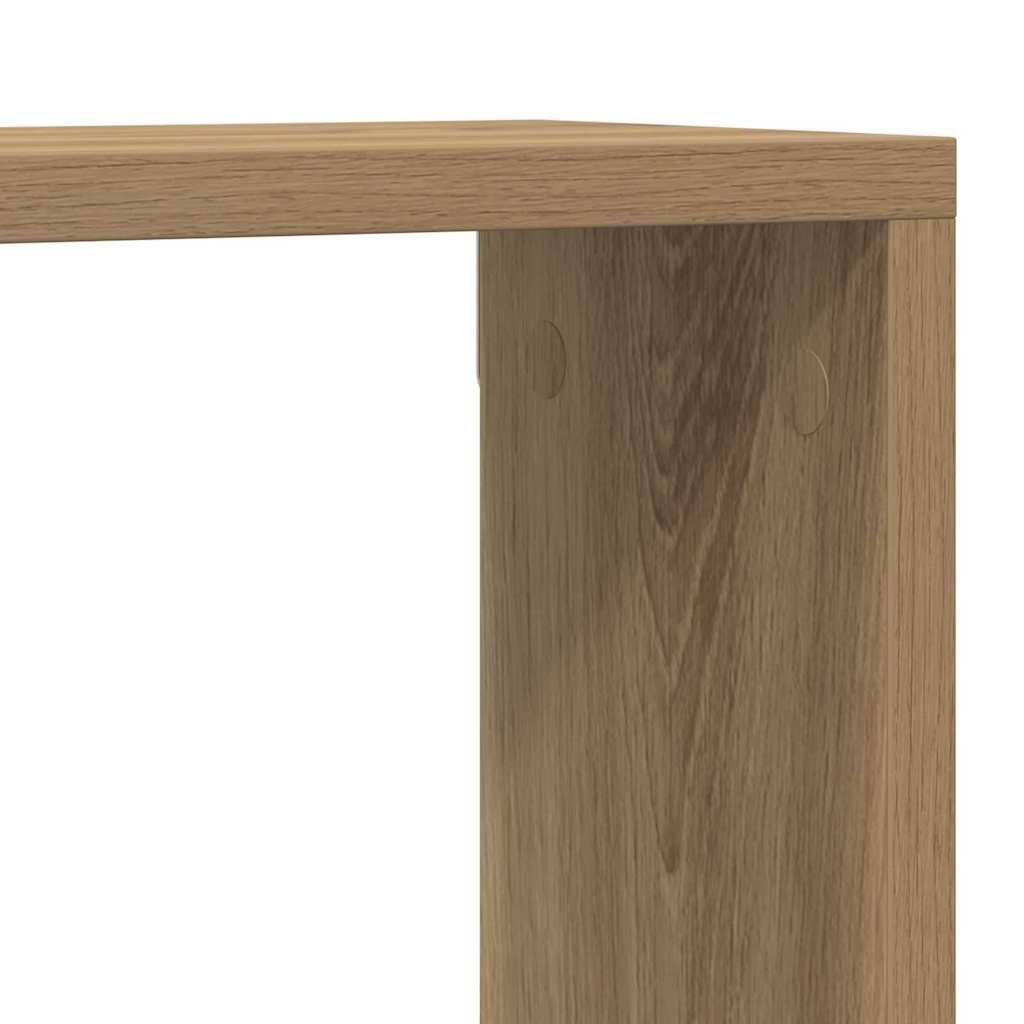 Væghylder 4 stk. Artisan eg 80 x 15 x 26 cm Konstrueret træ