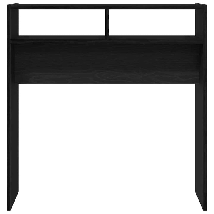 Konsolbord Sort eg 78 x 30 x 80 cm Konstrueret træ