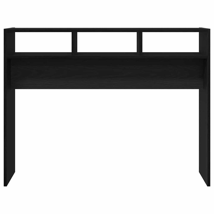 Konsolbord Sort eg 105 x 30 x 80 cm Konstrueret træ