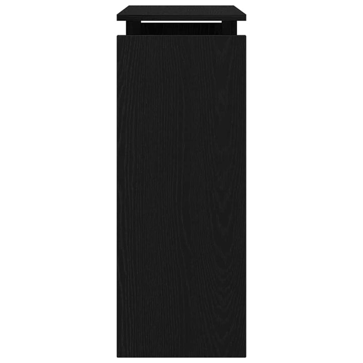 Konsolbord Sort eg 80 x 30 x 80 cm Konstrueret træ