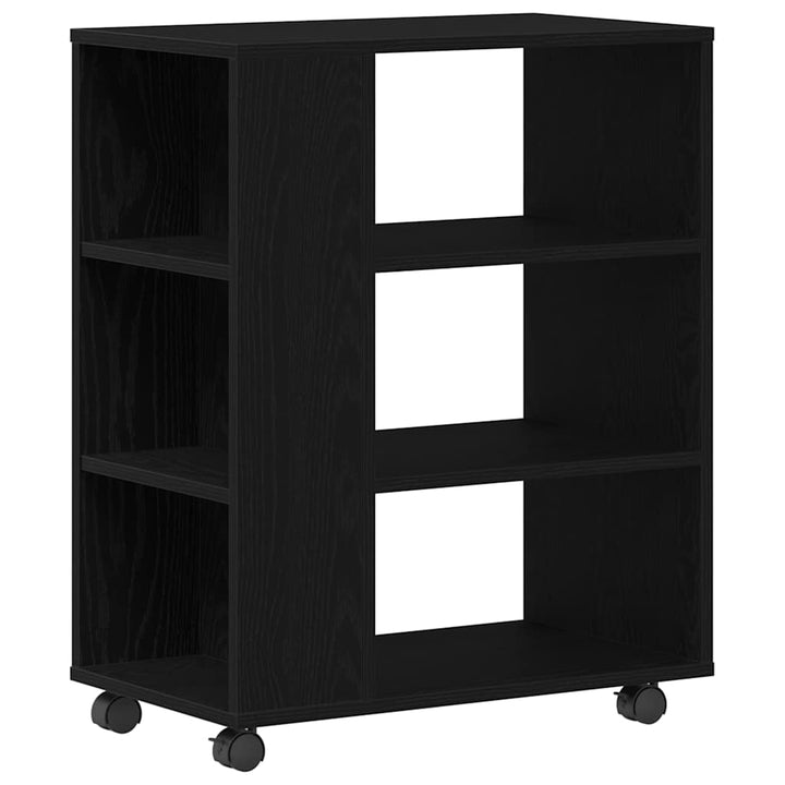 Opbevaringsskab 60 x 35 x 75 cm Konstrueret træ Sort eg