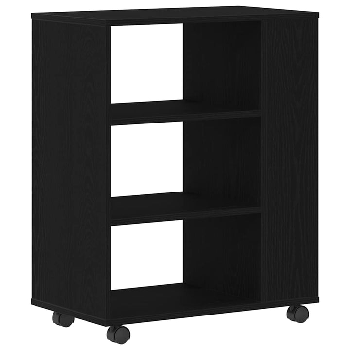 Opbevaringsskab 60 x 35 x 75 cm Konstrueret træ Sort eg
