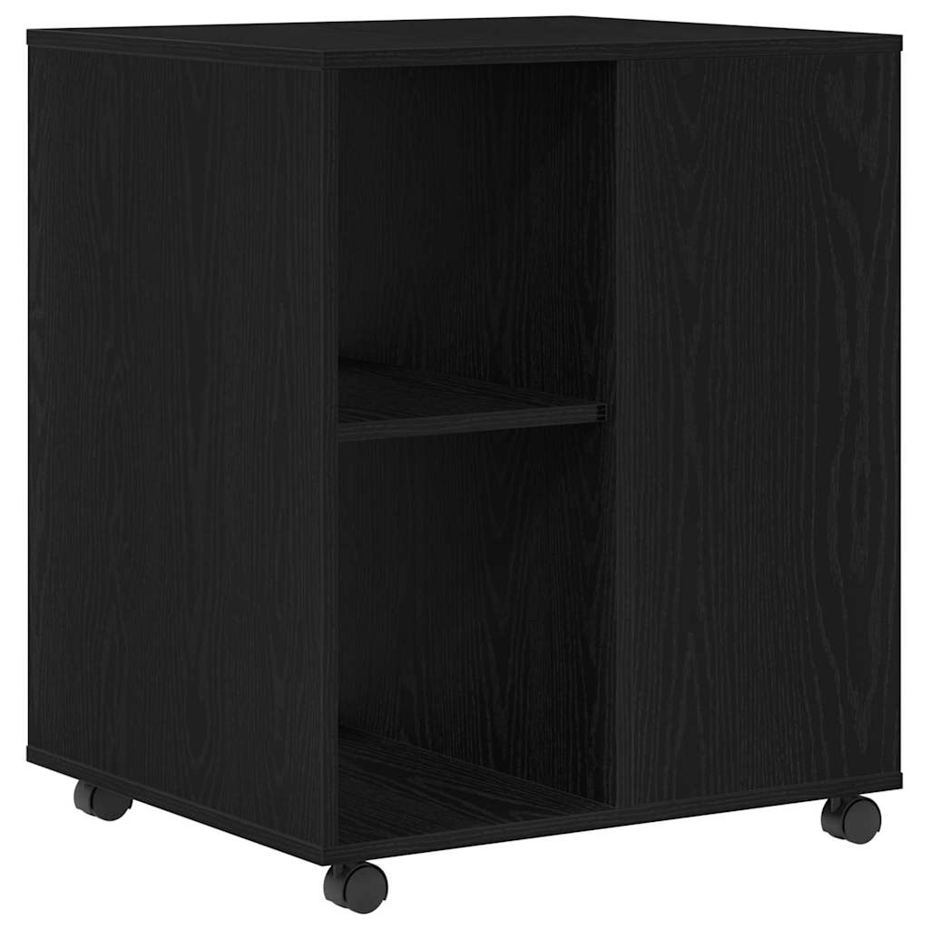 Opbevaringsskab Sort eg 60 x 53 x 72,5 cm Konstrueret træ