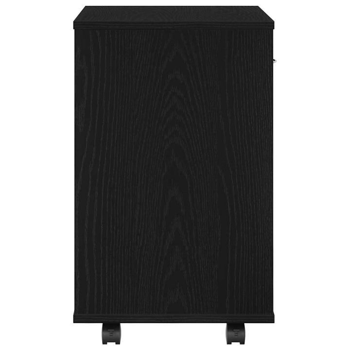 Opbevaringsskab 46 x 36 x 59 cm Konstrueret træ Sort eg