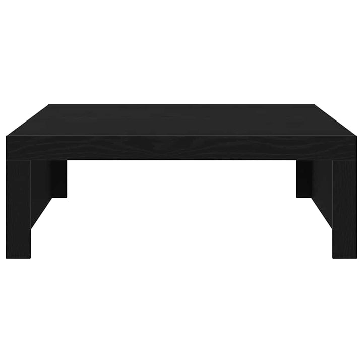 Sofabord Sort eg 100 x 100 x 35 cm Konstrueret træ