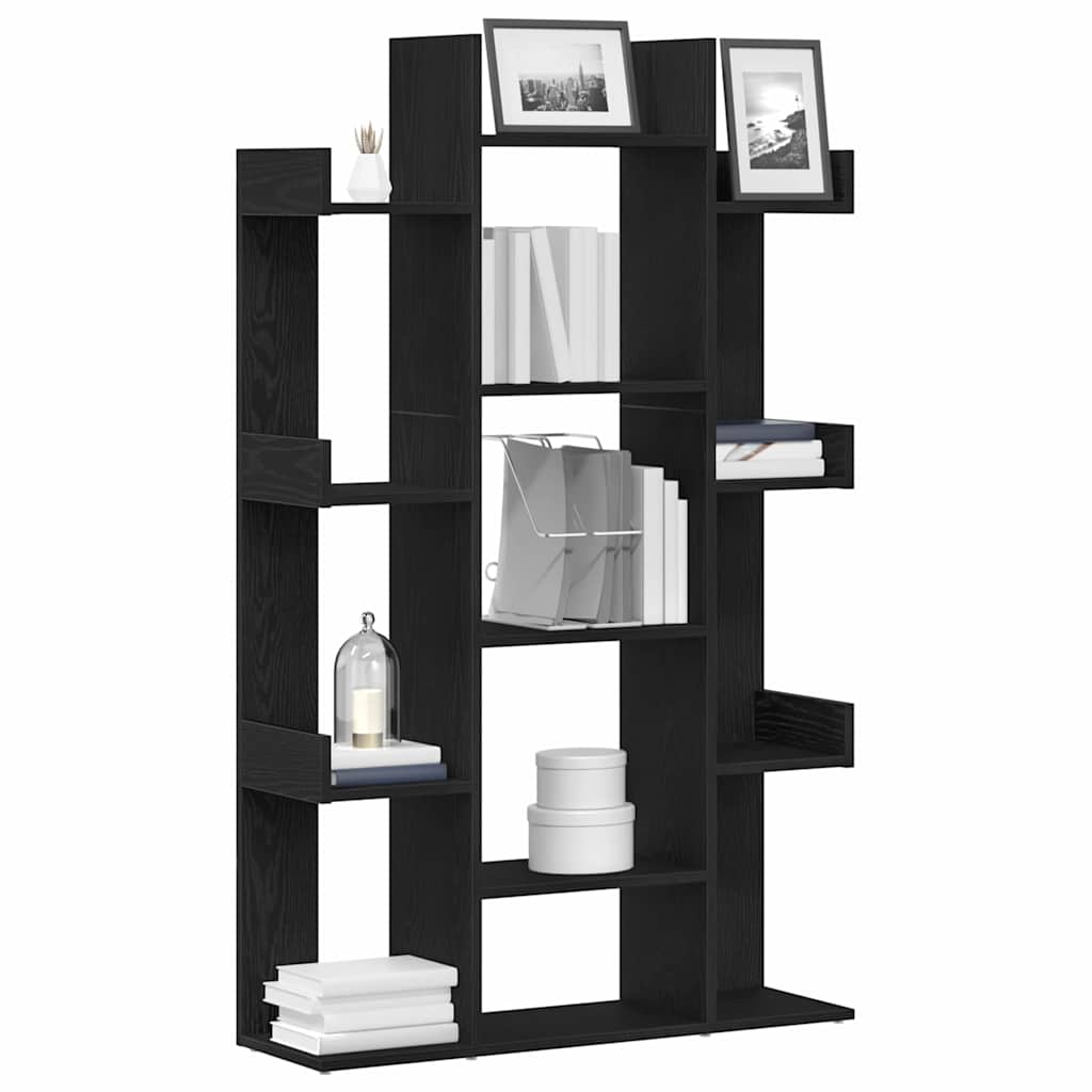 Bogreol Sort eg 86 x 25,5 x 140 cm Konstrueret træ