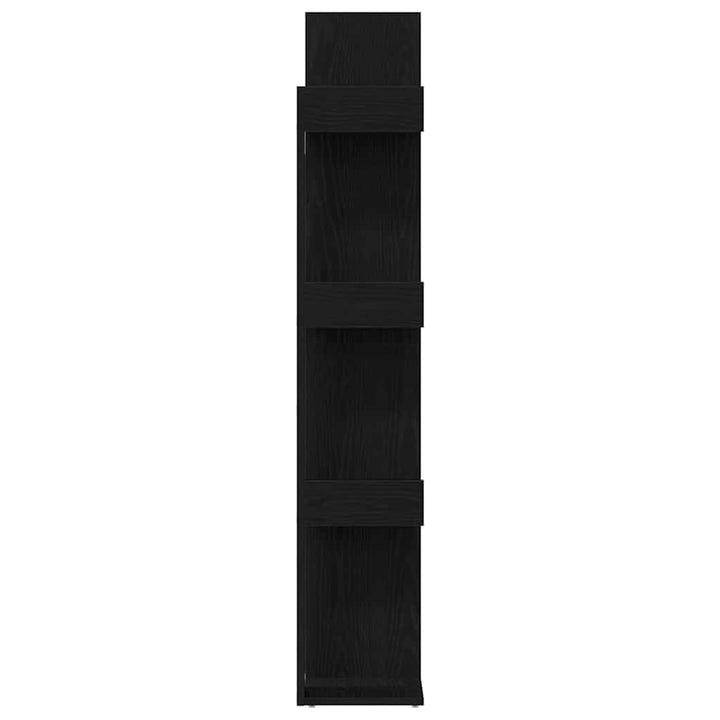 Bogreol Sort eg 48 x 25,5 x 140 cm Konstrueret træ