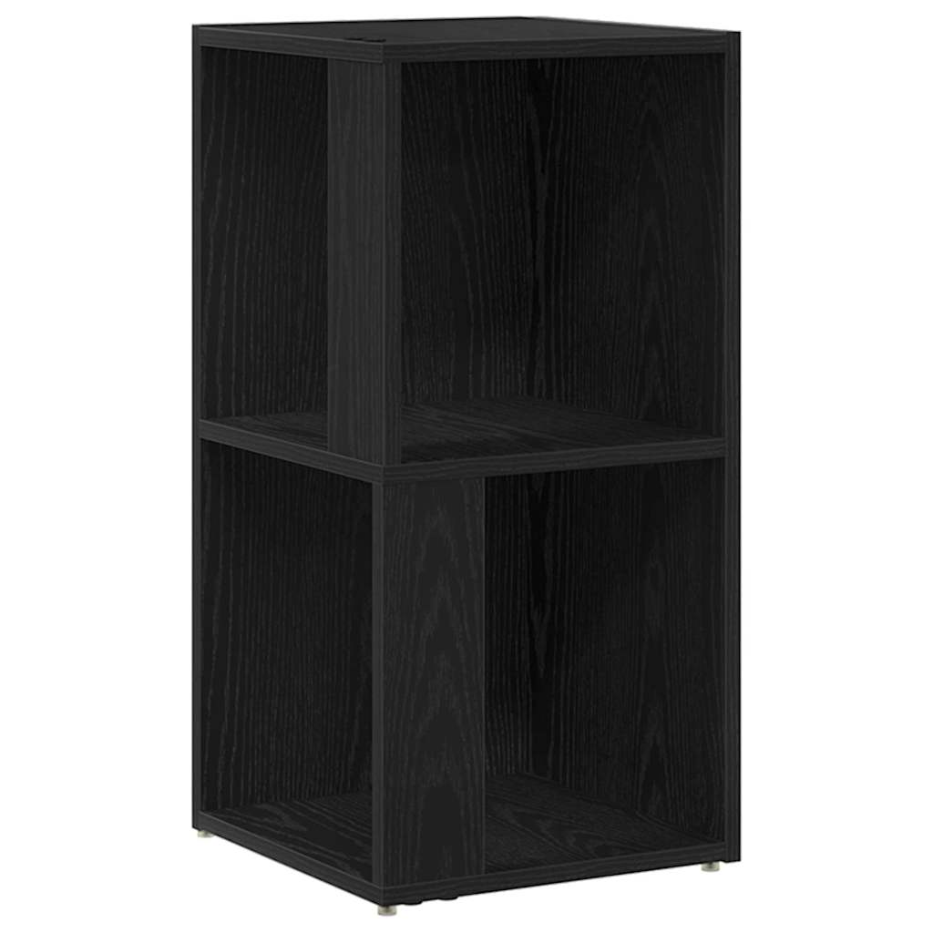 Hjørnehylder Sort eg 33 x 33 x 67 cm Konstrueret træ