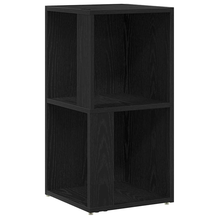 Hjørnehylder Sort eg 33 x 33 x 67 cm Konstrueret træ
