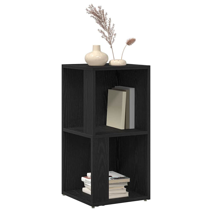 Hjørnehylder Sort eg 33 x 33 x 67 cm Konstrueret træ