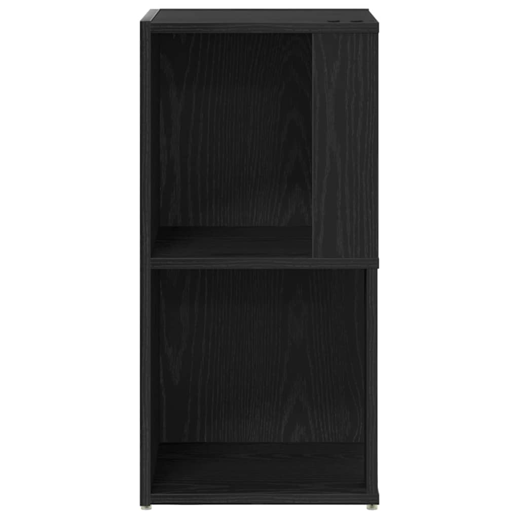 Hjørnehylder Sort eg 33 x 33 x 67 cm Konstrueret træ
