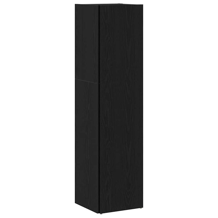 Hjørnehylder 33 x 33 x 132 cm Konstrueret træ Sort eg