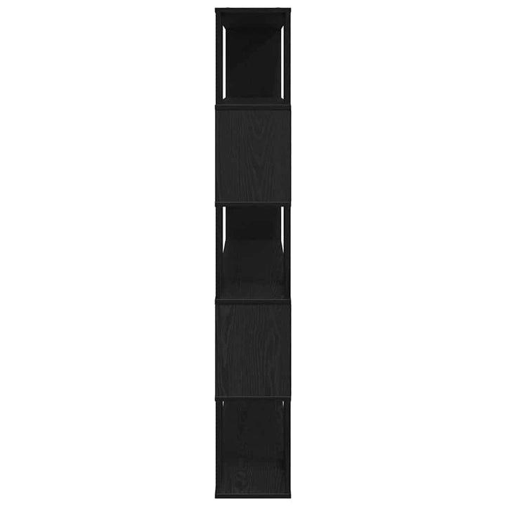 TV-møbelsæt 100 x 24 x 155 cm Sort eg Konstrueret træ