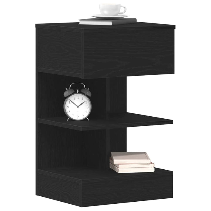 Natskab Sort eg 40 x 35 x 65 cm Konstrueret træ