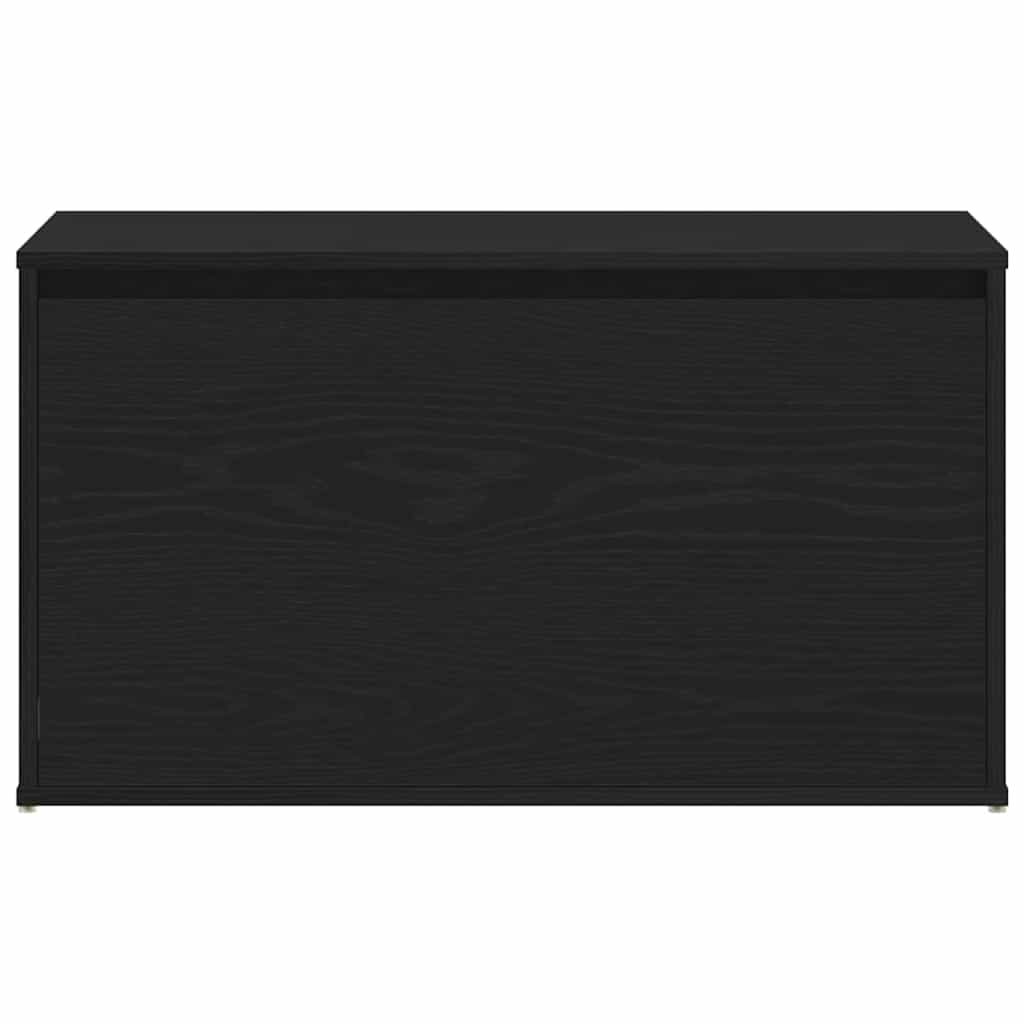 Hallbænk med skuffe Sort eg 80 x 40 x 45 cm Konstrueret træ