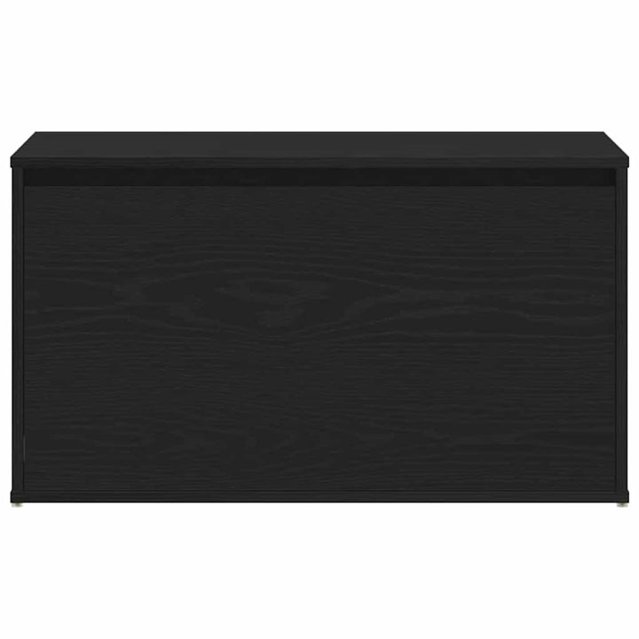 Hallbænk med skuffe Sort eg 80 x 40 x 45 cm Konstrueret træ
